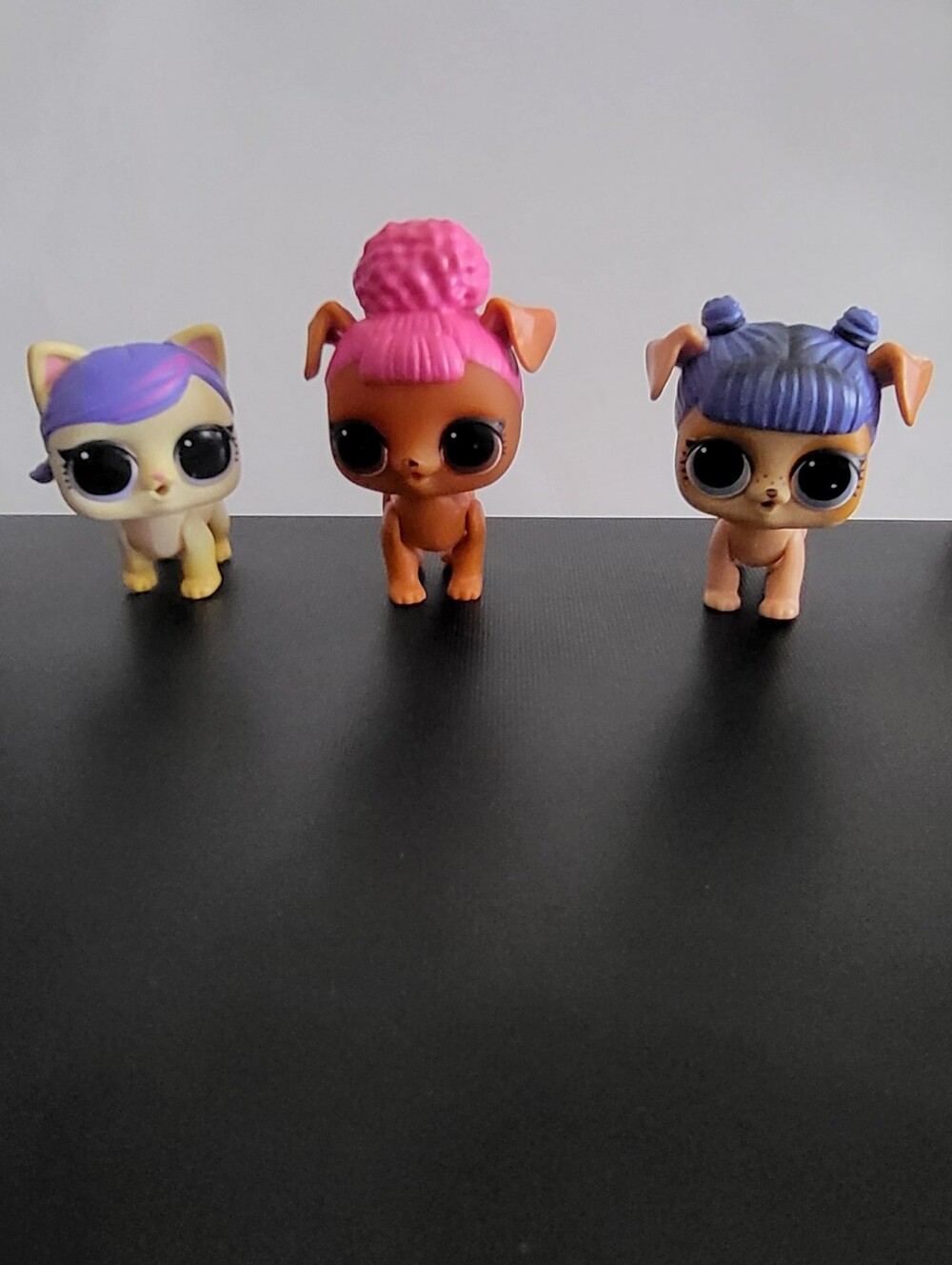 L.O.L. Surprise! Small Pets Trio with Pink, Purple and Lavender Hair